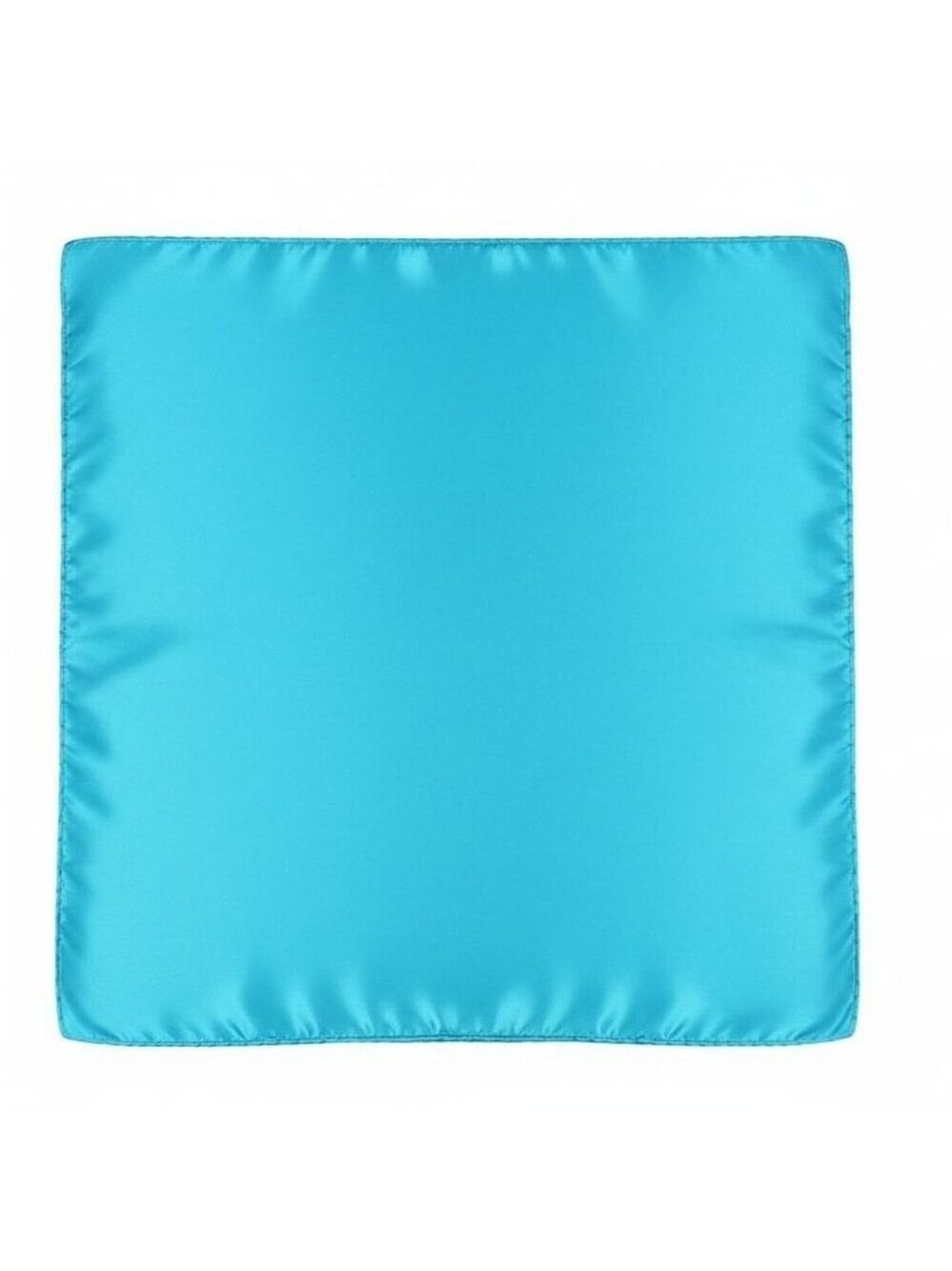 Turquoise Blue Wild Rag Scarf 35x35 Satin Western Cowgirl Cowboy Bandana - Picture 10 of 13